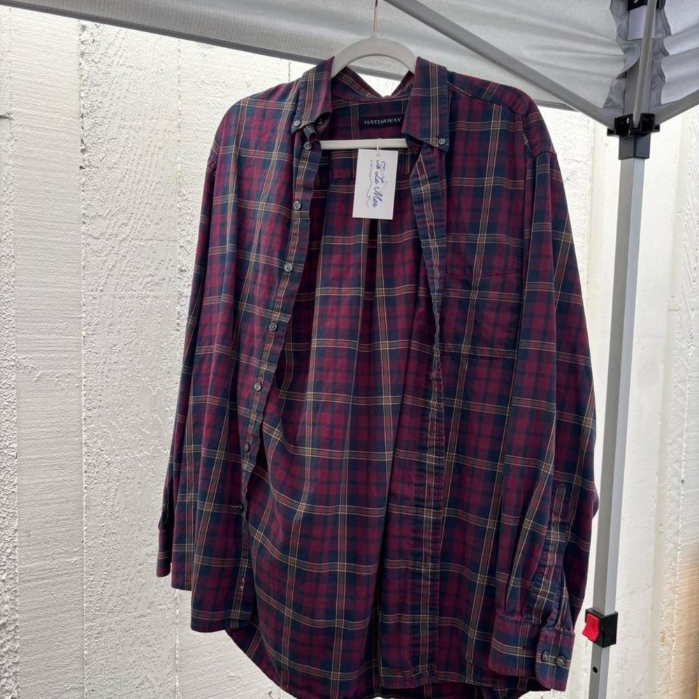 Plaid/Flannel Button-Up Shirt